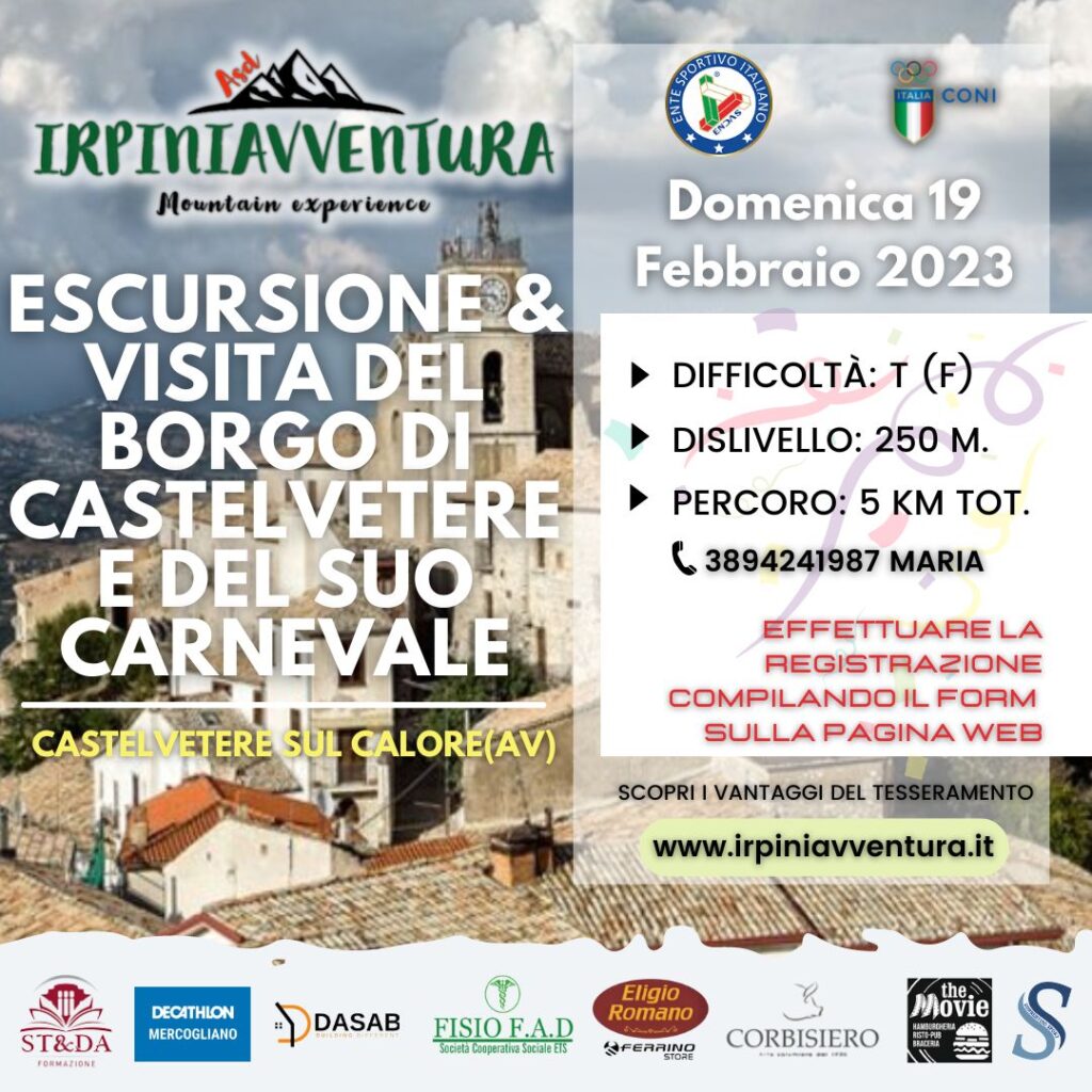 Avellino, Borgo di Castelvetere: una visita guidata in direzione del Carnevale