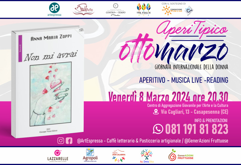 Casapesenna. Venerdì 8 marzo aperitivo speciale dedicato alle donne al Centro di Aggregazione Giovanile.