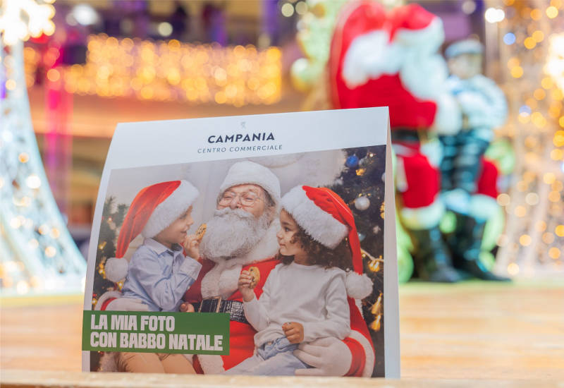 Un Natale di magia e solidarietà al Campania. Scatta una foto con Babbo Natale e regala un sorriso