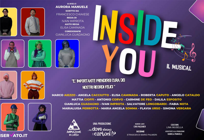 «Inside you»: il Musical che emoziona il Sud Italia il 2 marzo al Teatro Ricciardi di Capua