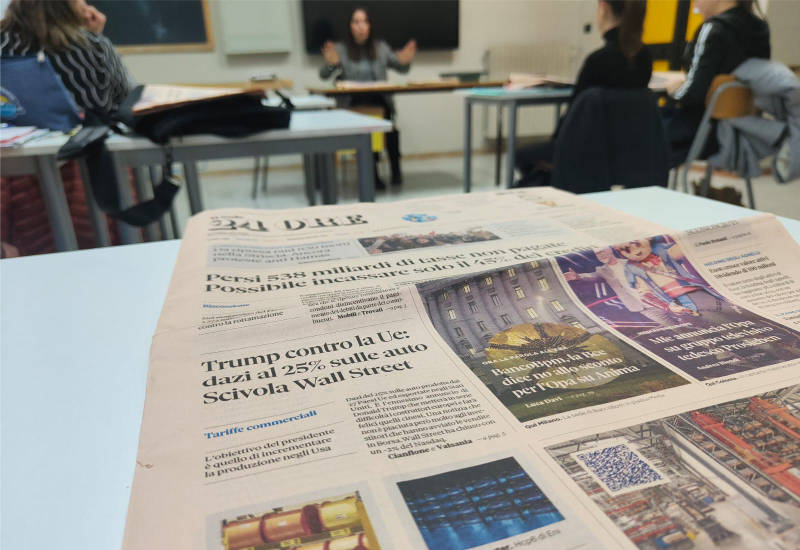 “Il quotidiano in classe” approda al Corso di Istruzione Serale dell’Isis Federico II di Capua