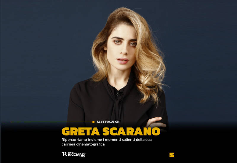 Greta Scarano presenta il suo debutto alla regia al Teatro Ricciardi.