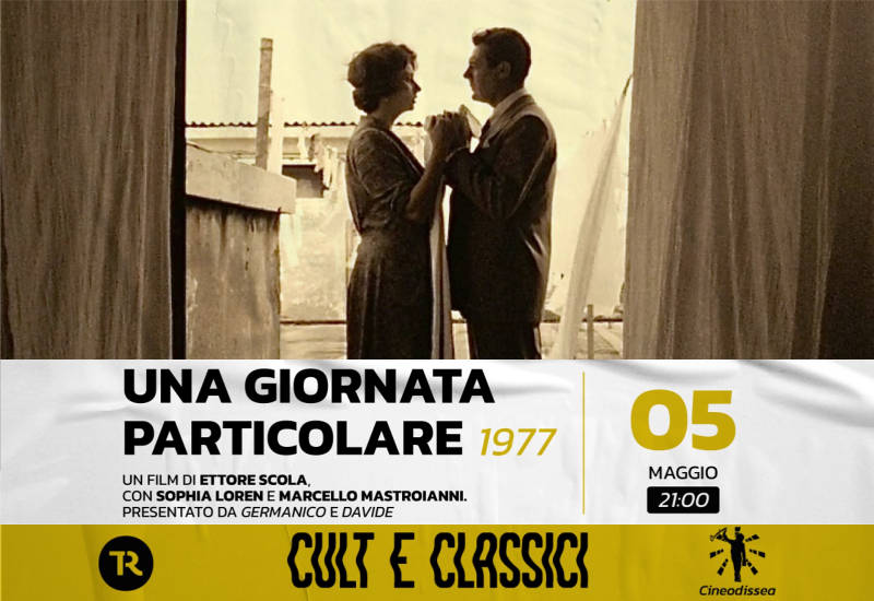 Al Teatro Ricciardi di Capua serata cult. Il 5 maggio appuntamento con “Una giornata particolare”
