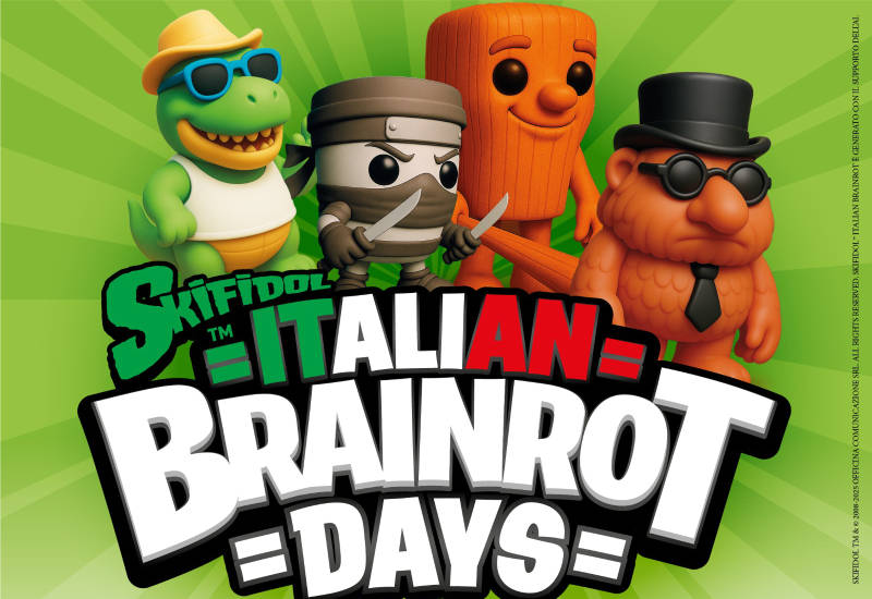 Skifidol™ Italian Brainrot DaysL’unico tour originale arriva al Centro commerciale Campania